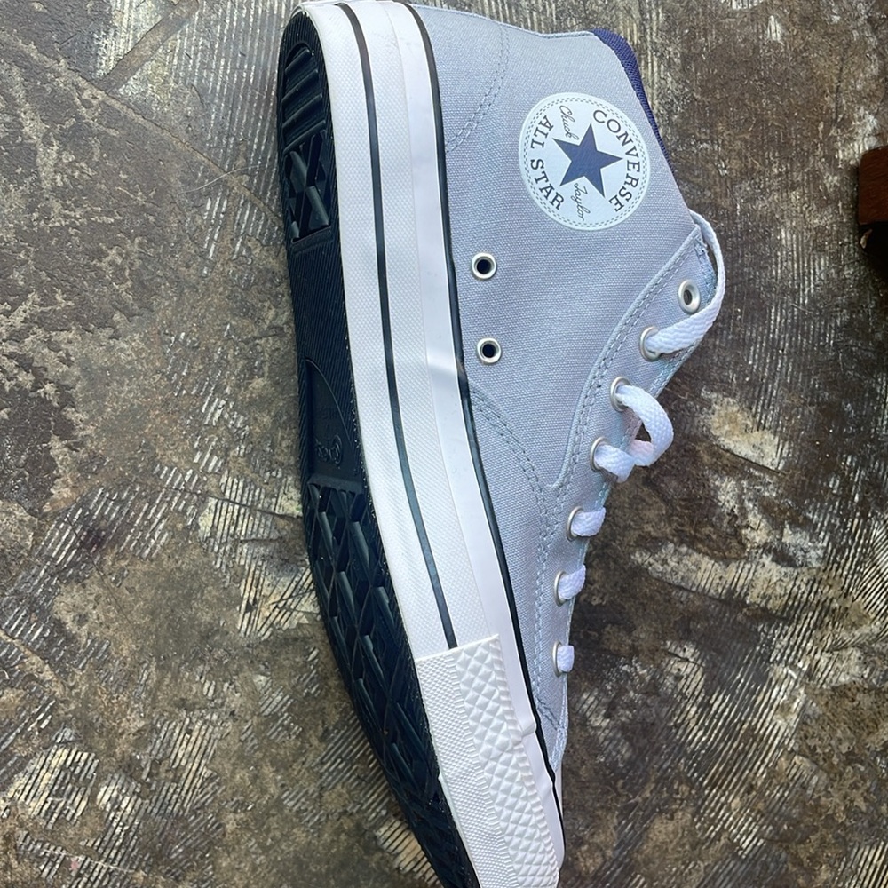 Converse Chuck Taylor Malden Men's Shoes Mid Sneakers A04470F Skate Gray Canvas - Picture 5 of 8